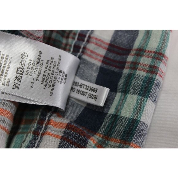 Tommy Bahama Plaid Linen Shirt Men’s XLT Button Front Multicolor Lightweight - Picture 10 of 11